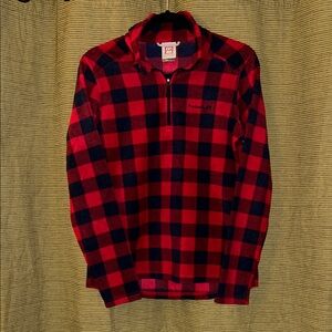 Avalanche Red and Navy Blue Checkered Sweater